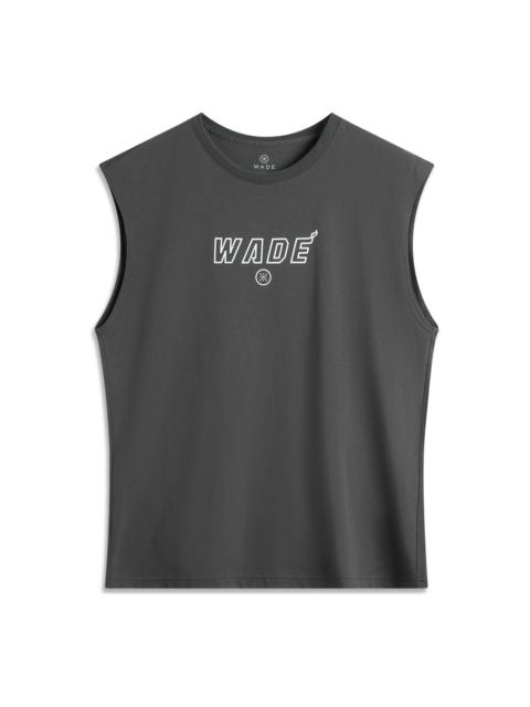 Li-Ning x ADAM Way Of Wade Graphic Oversized Tank 'Dark Grey' AVSU731-1