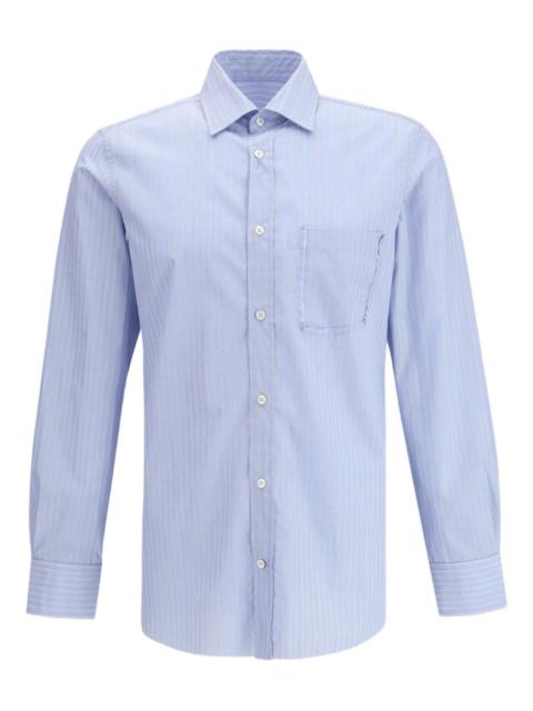 striped pocket shirt