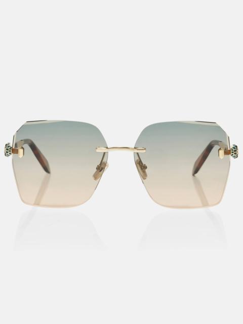 Serpenti Forever square sunglasses