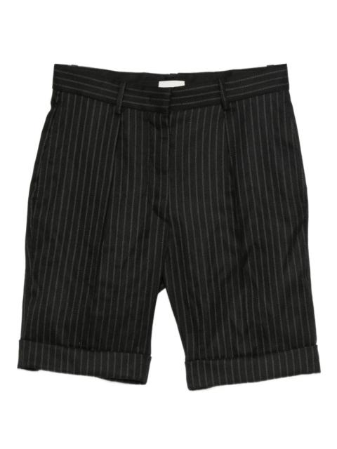 pinstripe shorts