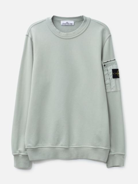 COTTON FLEECE CREWNECK SWEATSHIRT