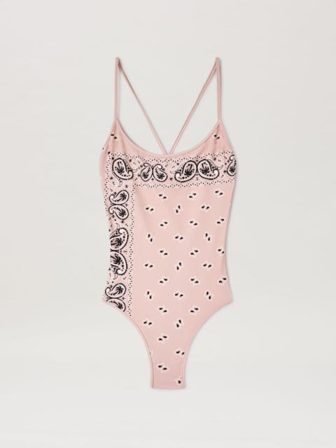 Paisley Criss-Cross Swimsuit