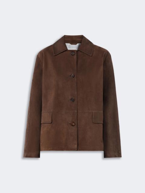 Suede jacket - BROWN