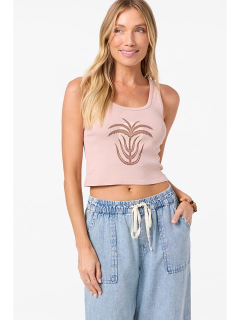 Palm Sun Scoop Neck Tank