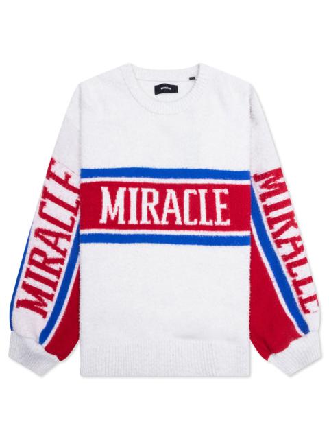 MIRACLE OVERSIZED CREWNECK - WHITE