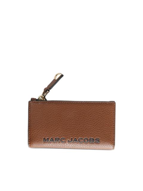 zip-fastening leather wallet