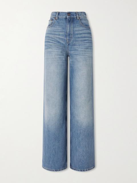 Organic High-rise Wide-leg Jeans