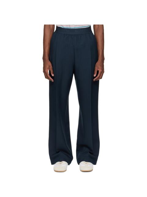 Navy Relaxed Fit Trousers