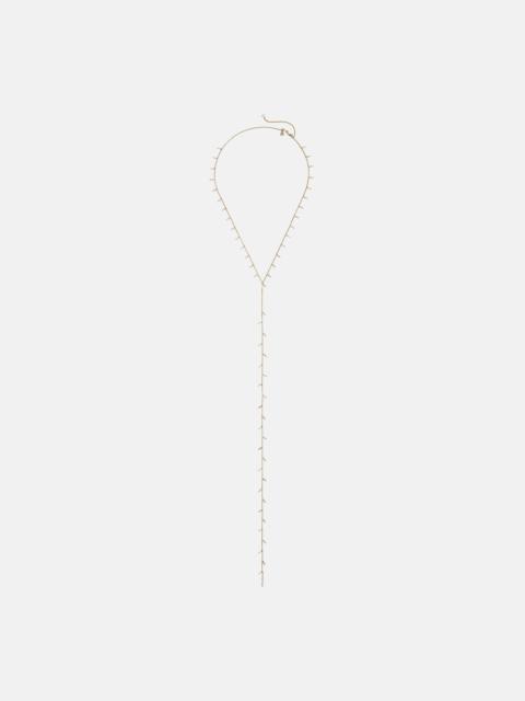 14kt gold necklace with diamonds
