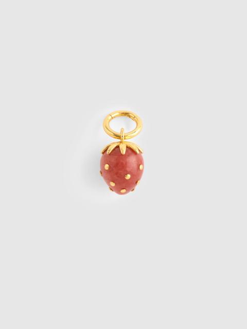 Semiprecious Strawberry Charm