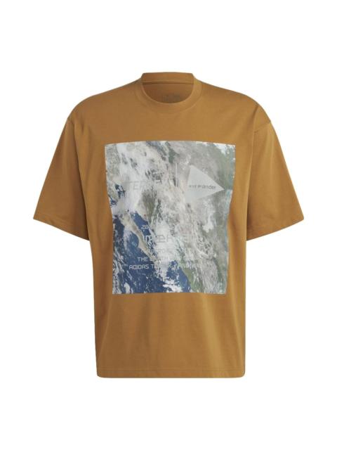 adidas Terrex Graphic T-shirt 'Tan' HR7142