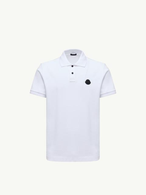 Logo Patch Cotton Piquet Polo Shirt