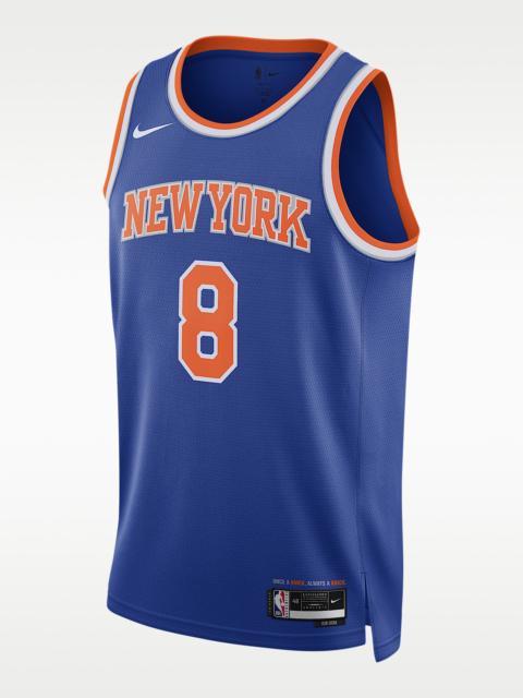 New York Knicks Icon Edition 2022/23 Nike Men's Dri-FIT NBA Swingman Jersey