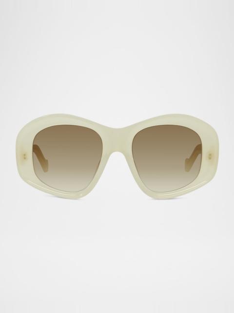 Anagram 51mm Beveled Pentagon Sunglasses