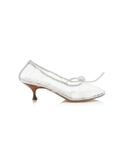 Rain Check PVC Ballet Pumps white