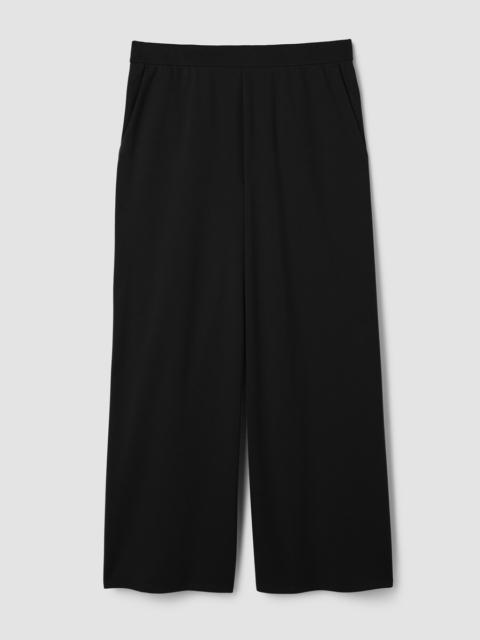Lightweight Ponte Wide-Leg Pant