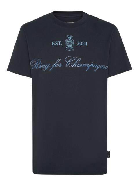 Stones embroidered-crest T-shirt