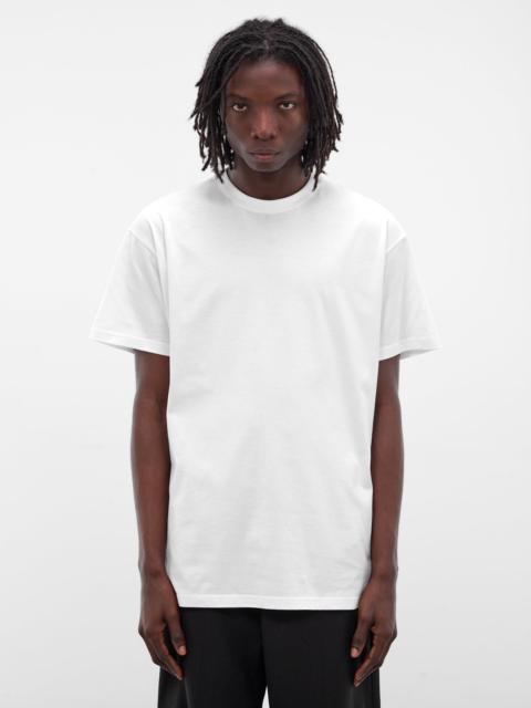 White Cotton Jersey Tee