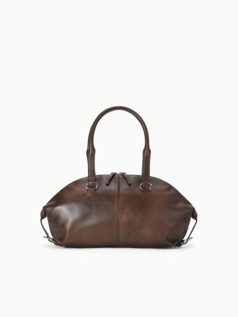 STAUD HESTER SHOULDER BAG ESPRESSO DISTRESSED