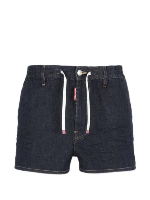belt-loops drawstring shorts