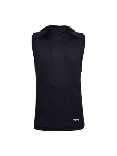 Under Armour Curry Sleeveless Hoodie 'Black' 1356995-001