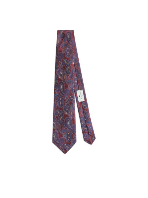 paisley jacquard tie