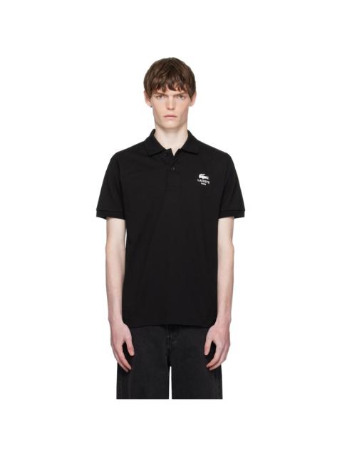 Black Classic Fit Signature Print L.12.12 Polo