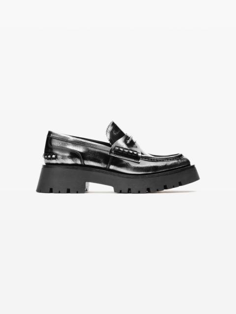 Black & Grey Box calf Carter Loafer