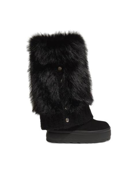 faux-fur boots