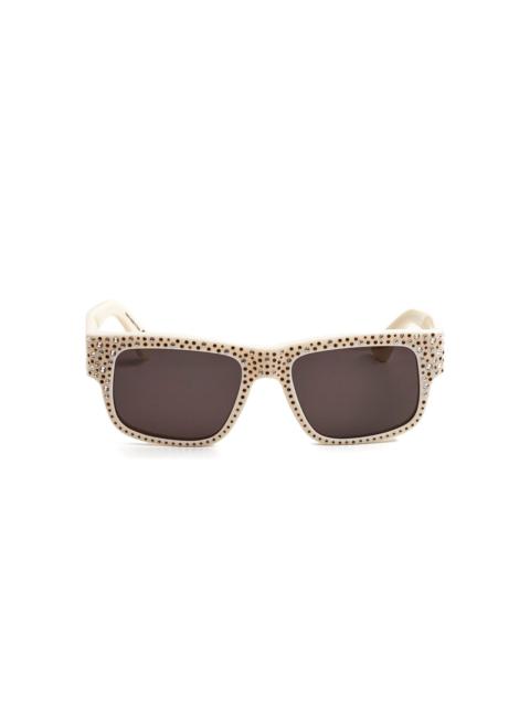swarovski rectangle sunglasses