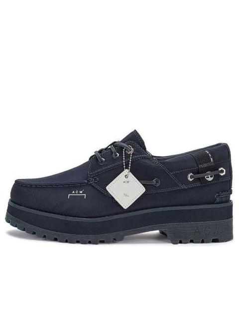 Timberland x A COLD WALLWaterproof Authentic 3 Eye Boat Shoe 'Navy' A683Y