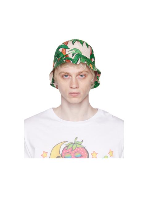 Off-White Floral Bucket Hat