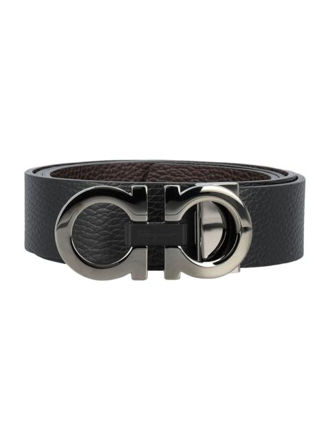 Reversible And Adjustable Gancini Belt