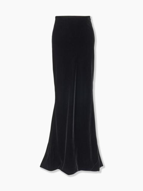 Velvet Skirt with Train