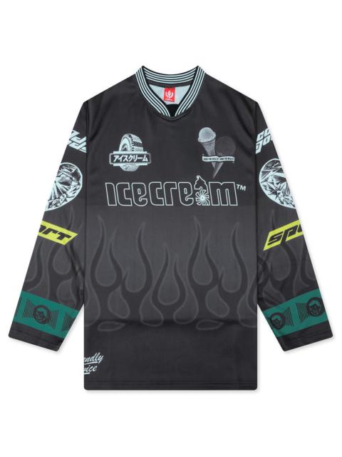 GOOD FOOD L/S JERSEY - BLACK