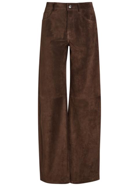 Armarium Luke Wide-leg Suede Trousers