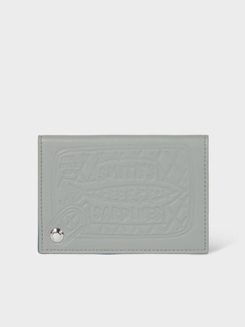 Grey Leather 'Sardines' Card Holder