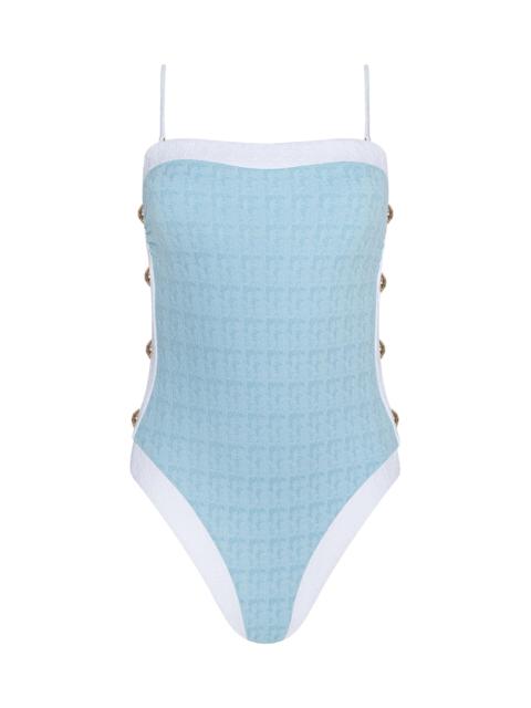 Tory Bandeau One-Piece Swimsuit