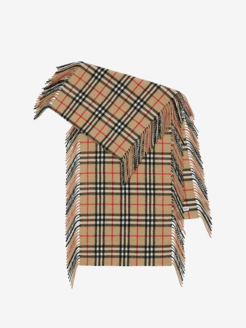 Check Cashmere Happy Scarf
