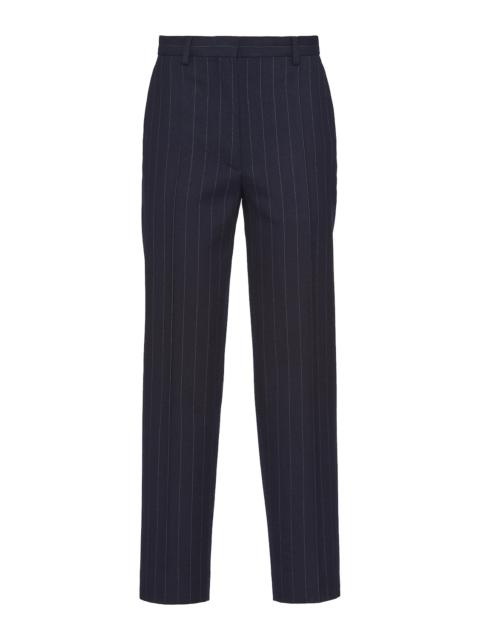 Pinstriped pants