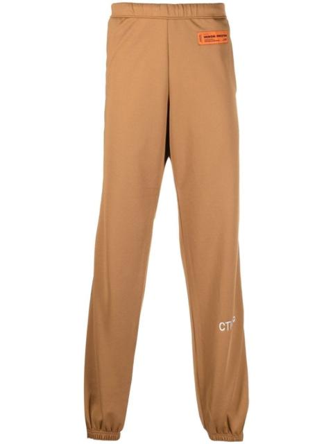 logo-patch track pants