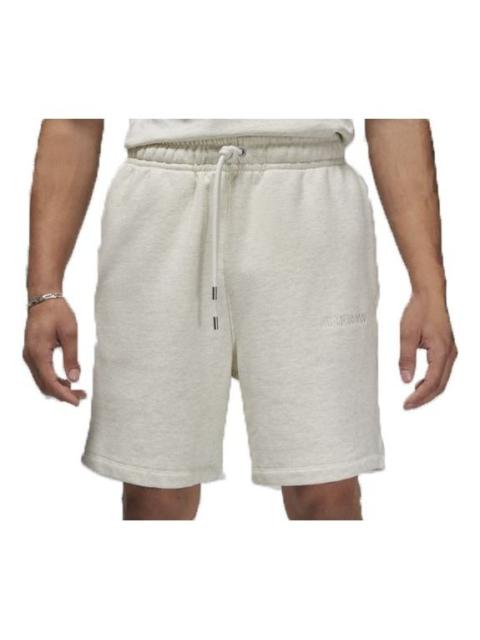 Air Jordan Wordmark Fleece Shorts 'Oatmeal Heather' FJ0701-141