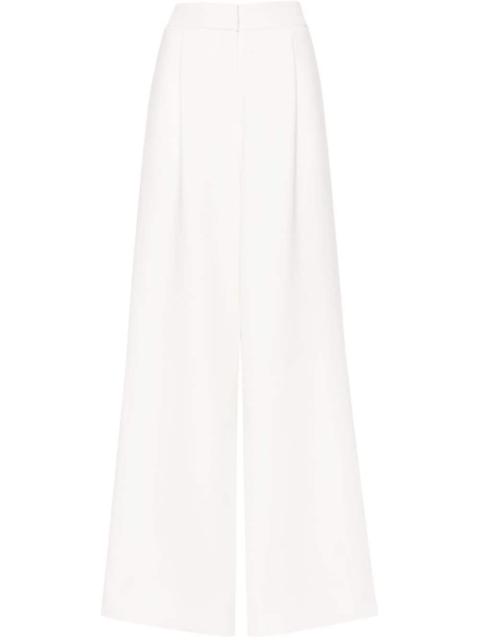 high-waist palazzo trousers