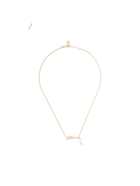 Sentimental Script necklace