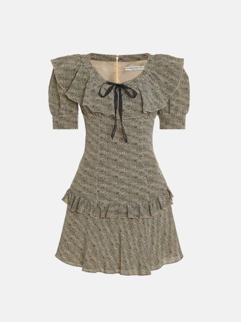 SMALL LEOPARD PRINT MINI DRESS