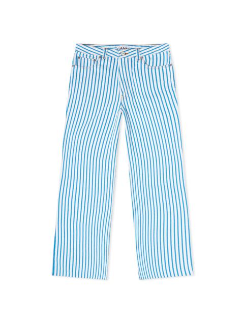 GANNI Stripe Denim Magny