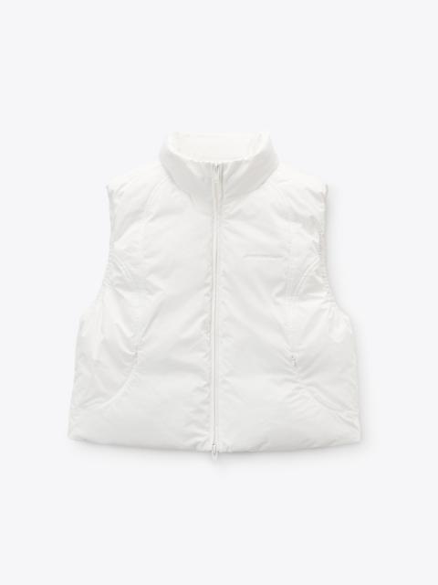 White Essential Puffer Vest