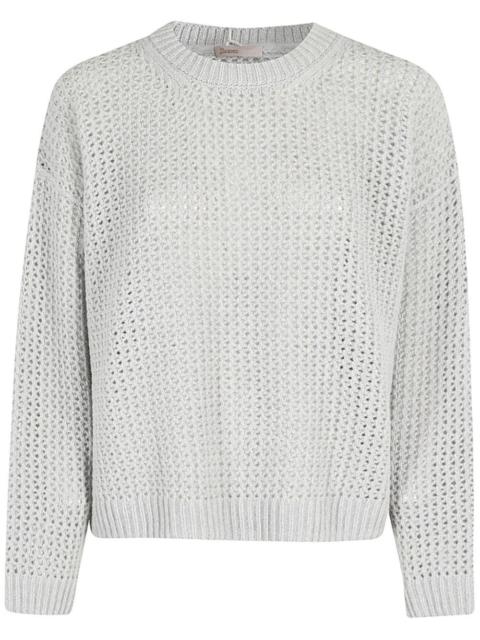 open-knit jumper