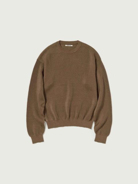FLAT YARN RIB KNIT P/O