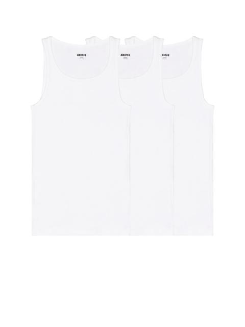 Cotton Rib Tank 3-Pack